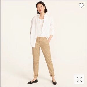 J. Crew Woman’s Slim Boyfriend Chino Khaki Pants Size 27